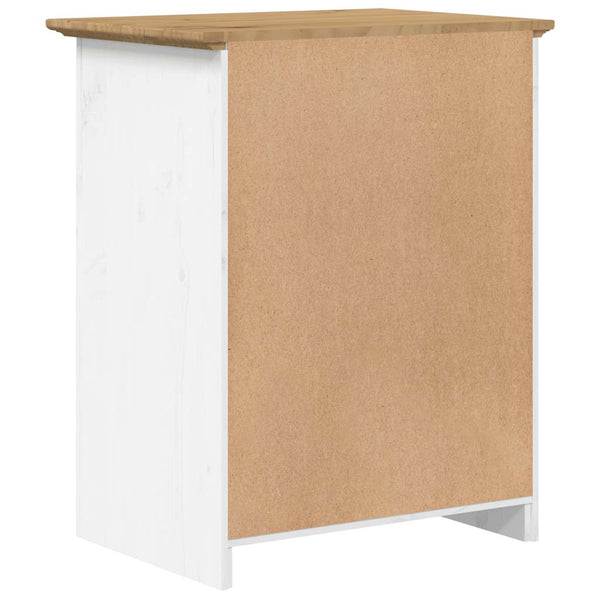 Nachttisch Kiefer Massivholz Braun