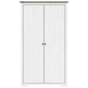 Kleiderschrank Kiefer Weiß/Braun 99x53,5x173 cm