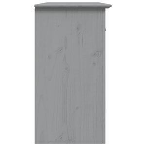 Sideboard Grau Kiefer Massivholz 115,5 cm