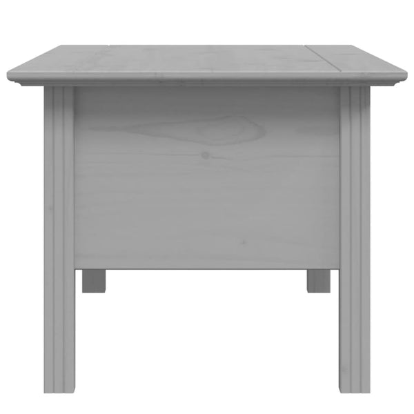 Couchtisch BODO Grau Kiefer Massivholz 100x55 cm