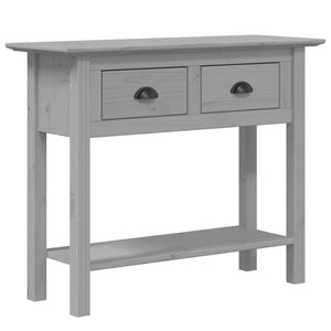 Konsolentisch BODO Grau Kiefer Massivholz 91 cm