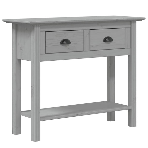 Konsolentisch BODO Grau Kiefer Massivholz 91 cm