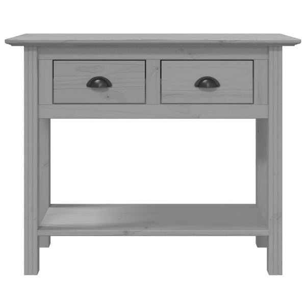 Konsolentisch BODO Grau Kiefer Massivholz 91 cm