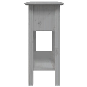 Konsolentisch BODO Grau Kiefer Massivholz 91 cm