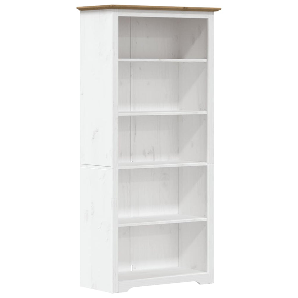 Bücherregal Kiefer Massivholz Braun 173cm