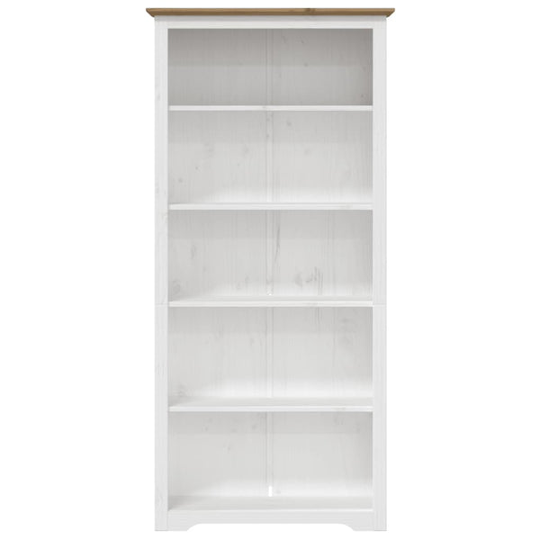 vidaXL Étagère à livres BODO à 5 niveaux Marron 82x40x173 cm Bois de pin massif