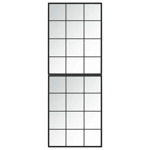 Wandspiegel Schwarz 80x60cm 2er Set
