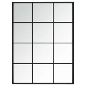 Wandspiegel Schwarz 80x60cm 2er Set