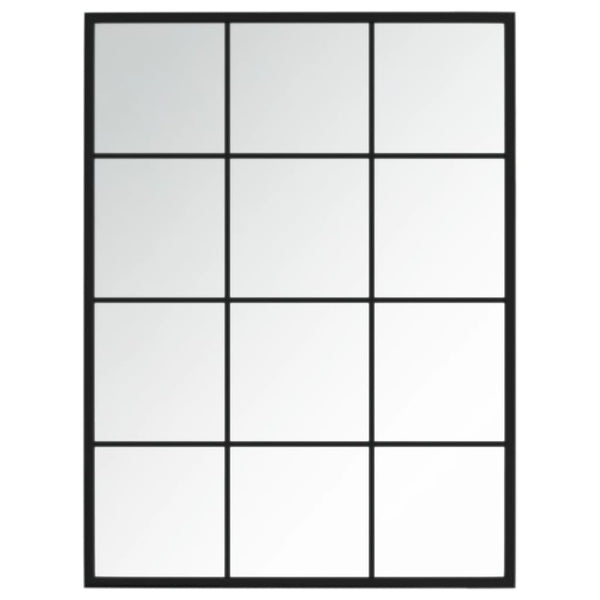 Wandspiegel Schwarz 80x60cm 2er Set