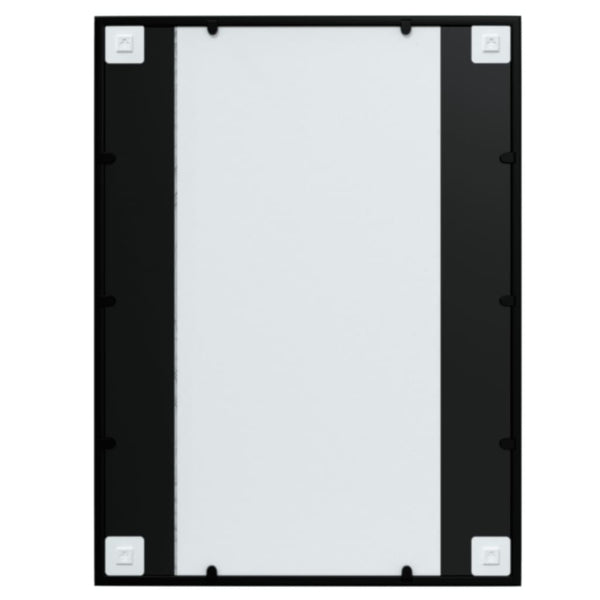 Wandspiegel Schwarz 80x60cm 2er Set