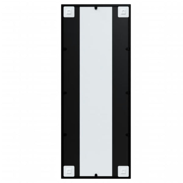 Wandspiegel Set Schwarz 100x40 cm (2 Stk.)