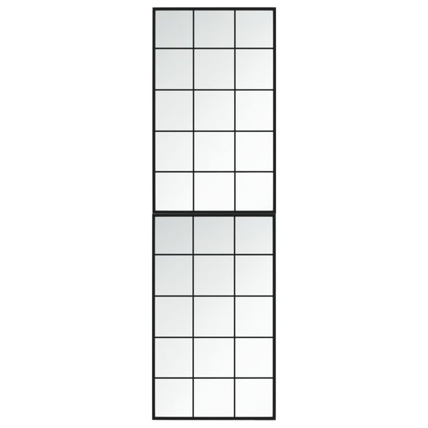 Wandspiegel Schwarz 100x60 cm, 2er-Set