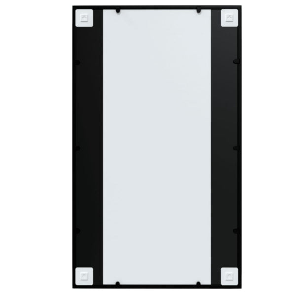 Wandspiegel Schwarz 100x60 cm, 2er-Set