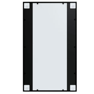 Wandspiegel Set Schwarz 100x60 cm (6 Stk.)