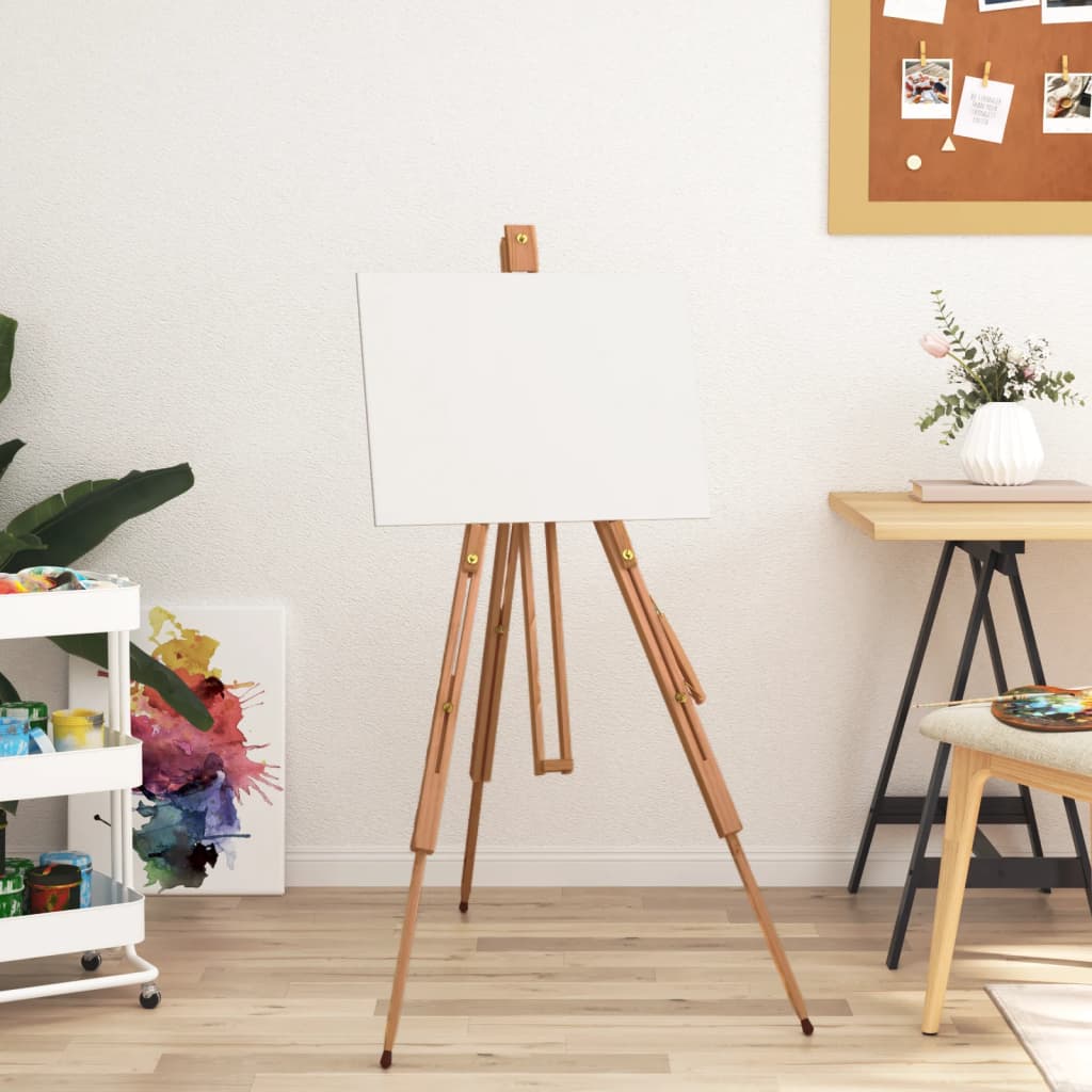 Staffelei 100x104x172 cm Massivholz Buche