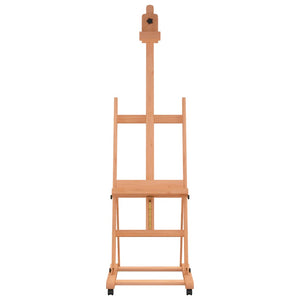 Staffelei 55x53,5x178 cm Massivholz Buche