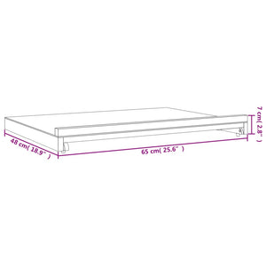 Tischstaffelei 65x48x7 cm Massivholz Buche