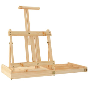vidaXL Chevalet de table avec tiroir 41,5x37x12 cm Bois de pin massif