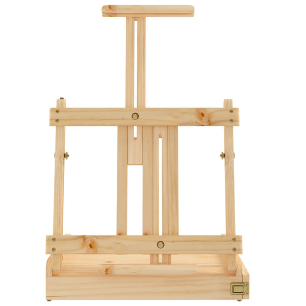 vidaXL Chevalet de table avec tiroir 41,5x37x12 cm Bois de pin massif