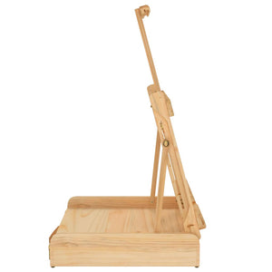 vidaXL Chevalet de table avec tiroir 41,5x37x12 cm Bois de pin massif