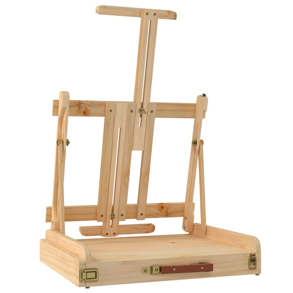 vidaXL Chevalet de table avec tiroir 41,5x37x12 cm Bois de pin massif