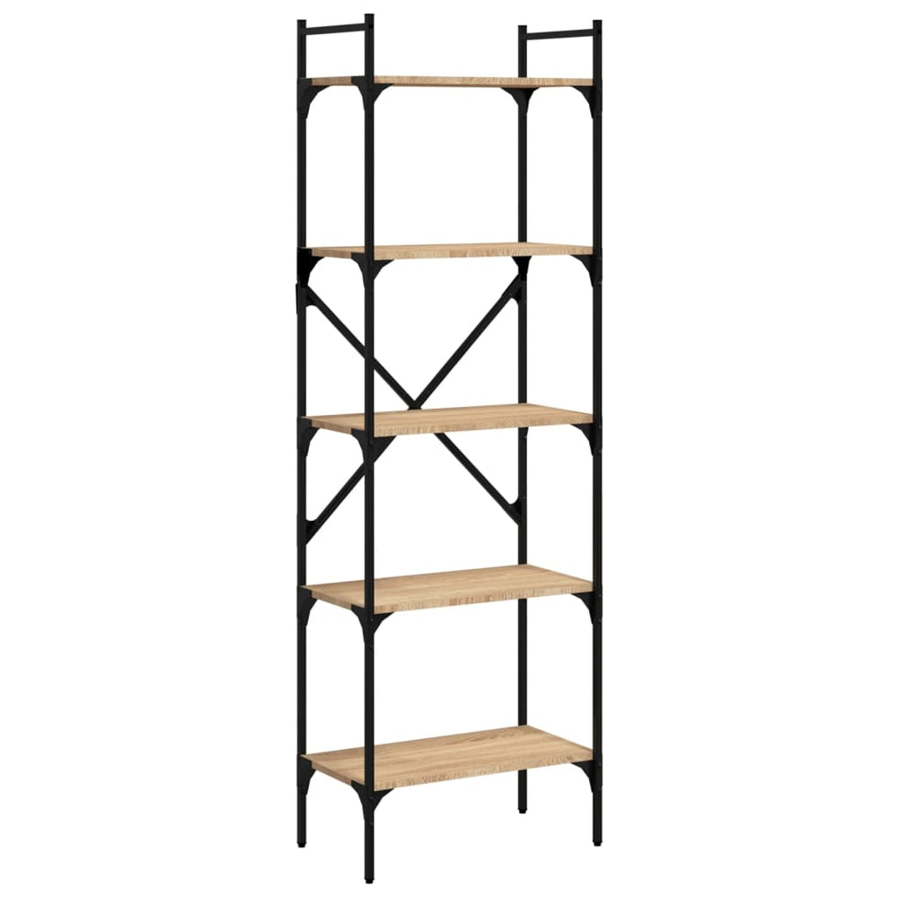 vidaXL Étagère à 5 niveaux chêne Sonoma 56x31,5x174 cm Aggloméré
