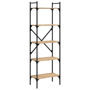 vidaXL Étagère à 5 niveaux chêne Sonoma 56x31,5x174 cm Aggloméré