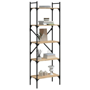 vidaXL Étagère à 5 niveaux chêne Sonoma 56x31,5x174 cm Aggloméré