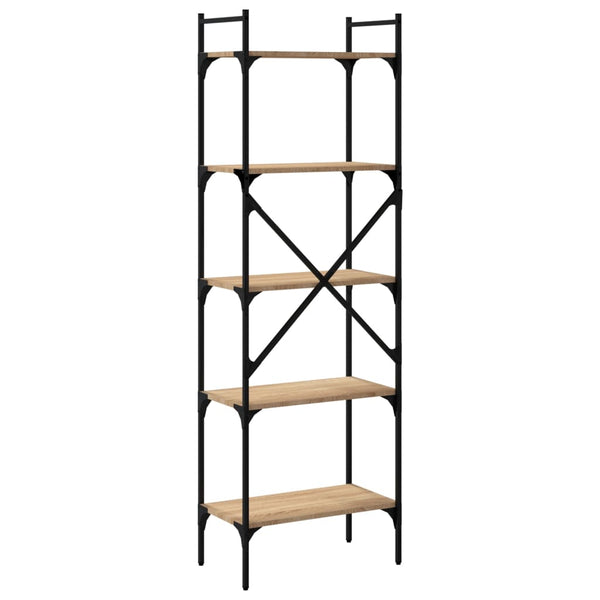 vidaXL Étagère à 5 niveaux chêne Sonoma 56x31,5x174 cm Aggloméré