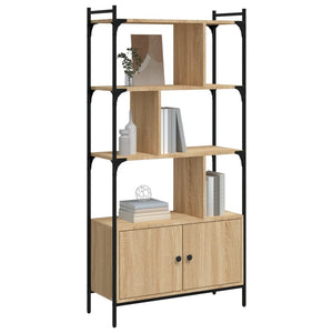Bücherregal Sonoma Eiche mit Türen
