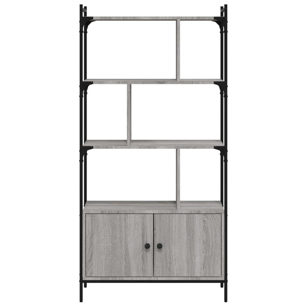 Bücherregal Grau Sonoma 76,5x30x154,5cm