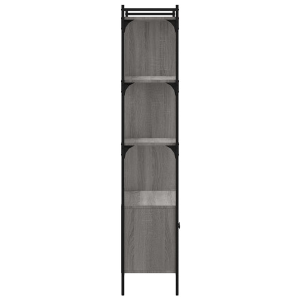 Bücherregal Grau Sonoma 76,5x30x154,5cm