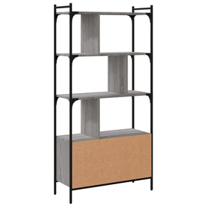 Bücherregal Grau Sonoma 76,5x30x154,5cm