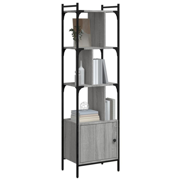 Bücherregal Grau Sonoma 44,5x154,5 cm