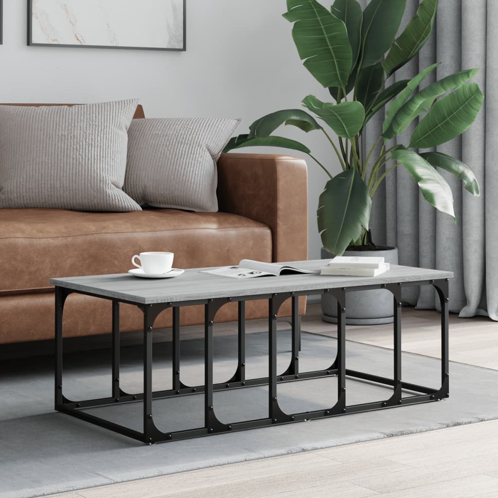 Couchtisch Grau Sonoma 100x50 cm