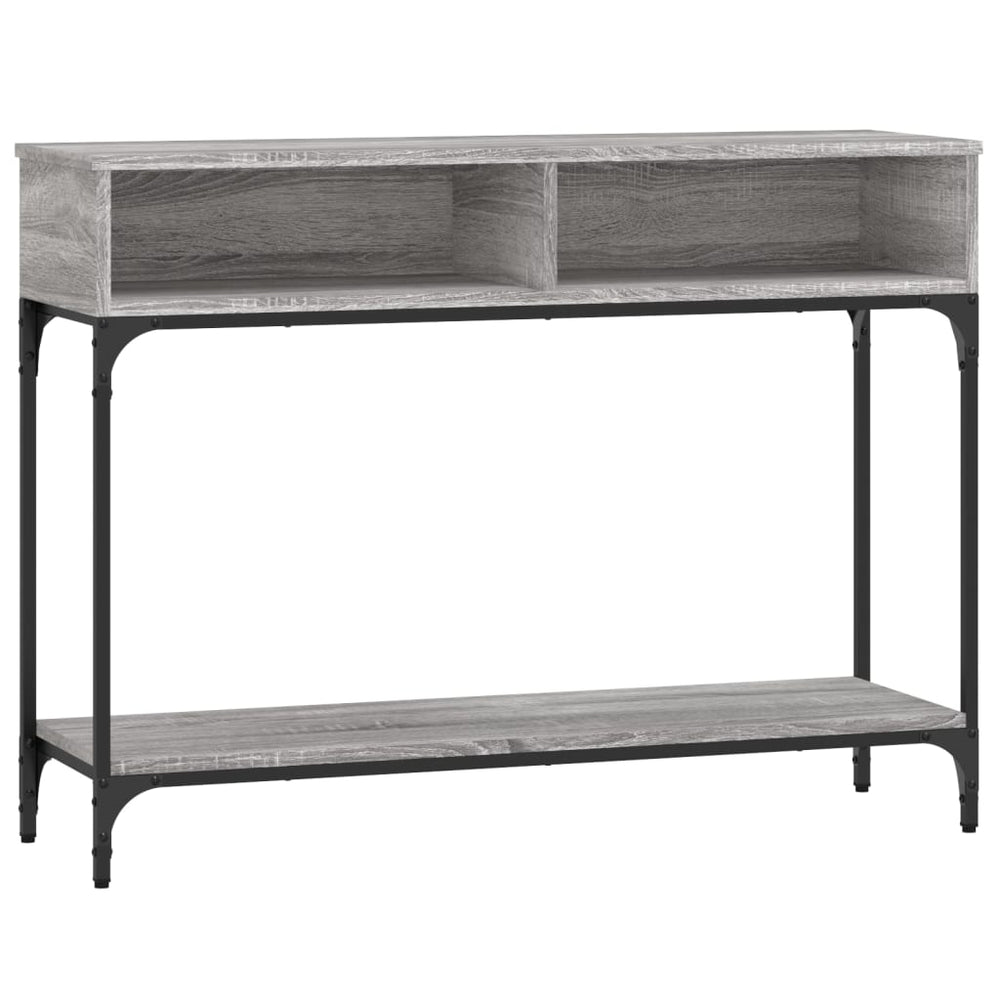 Grauer Konsolentisch Sonoma, 100 cm