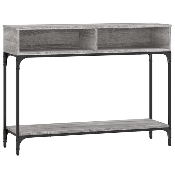 Grauer Konsolentisch Sonoma, 100 cm