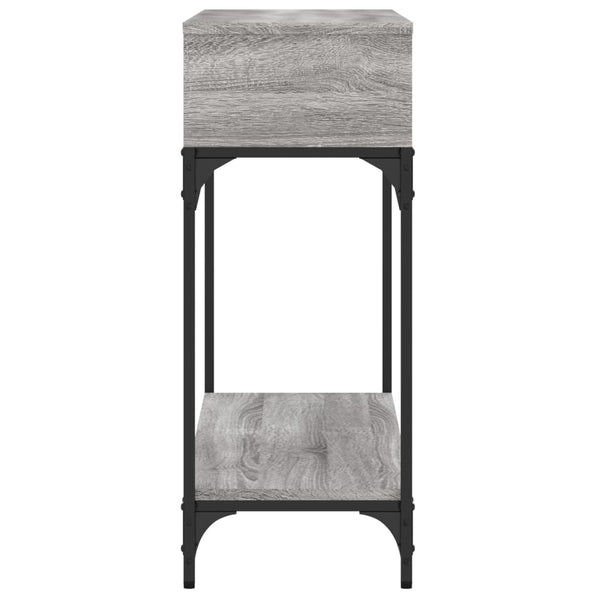 Grauer Konsolentisch Sonoma, 100 cm