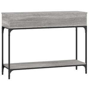 Grauer Konsolentisch Sonoma, 100 cm