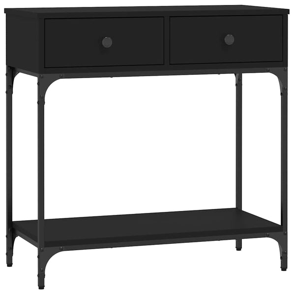 Schwarzer Konsolentisch 75 cm