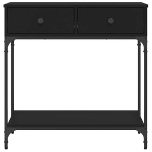 Schwarzer Konsolentisch 75 cm