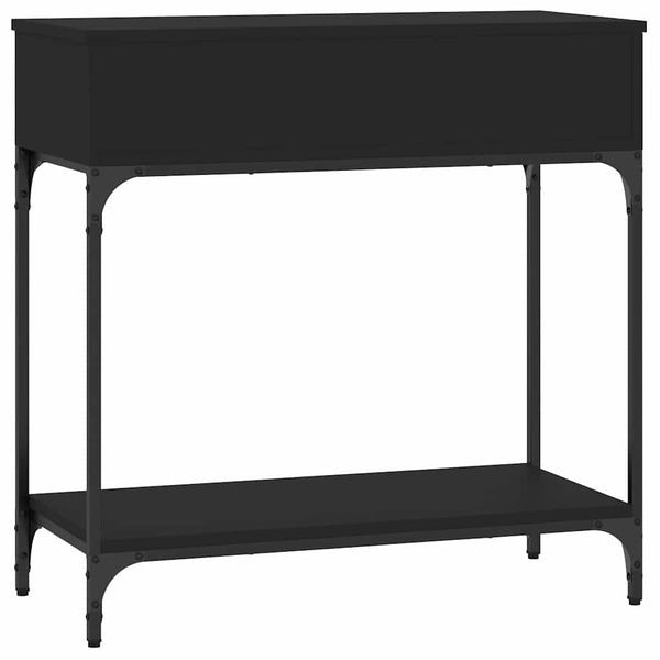 Schwarzer Konsolentisch 75 cm