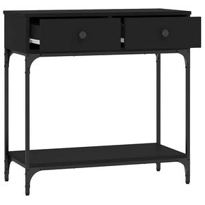 Schwarzer Konsolentisch 75 cm