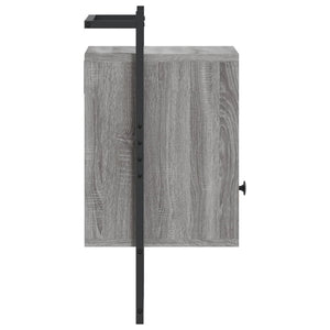 Wand Nachttische 2er-Set Grau Sonoma