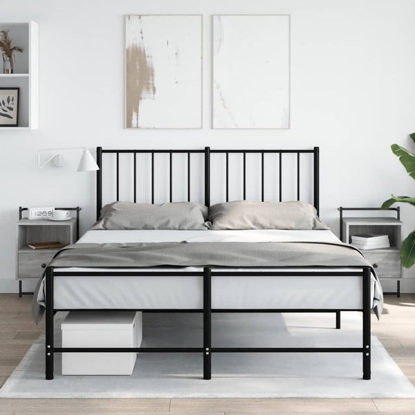 Wand Nachttische 2er-Set Grau Sonoma