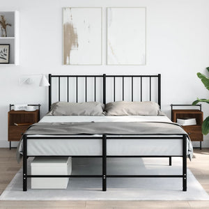 Wand-Nachttische Braun Eiche, 2er-Set