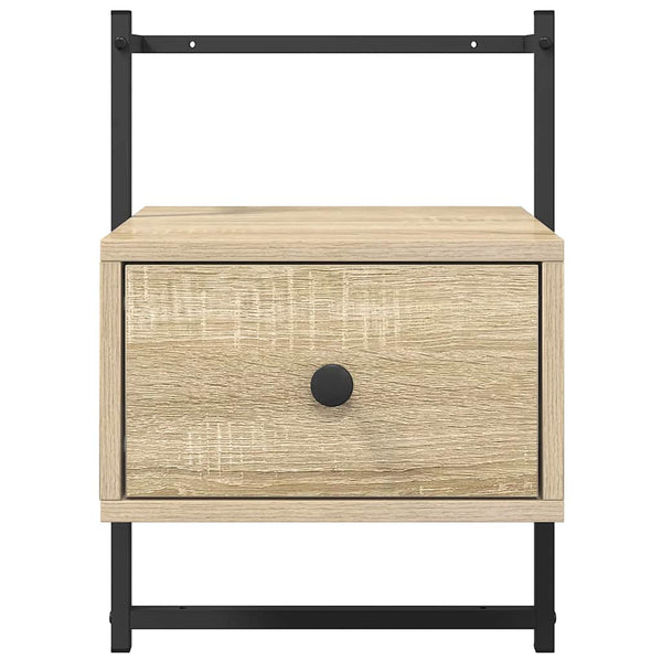 Wand-Nachttisch Sonoma Eiche 35x30x51 cm