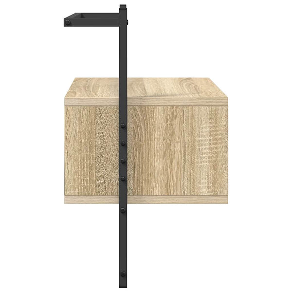 Wand-Nachttisch Sonoma Eiche 35x30x51 cm