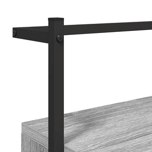Wand Nachttisch Grau Sonoma 35x30x51cm