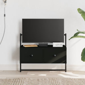 Schwarzer TV-Wandschrank 60,5 cm
